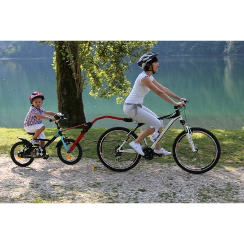 Tire Vélo, test traction enfant avec vélo électrique