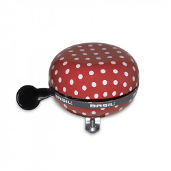 Sonnette Basil Polka rouge