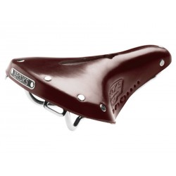 Selle de vélo cuir Brooks B17 Carved Short marron