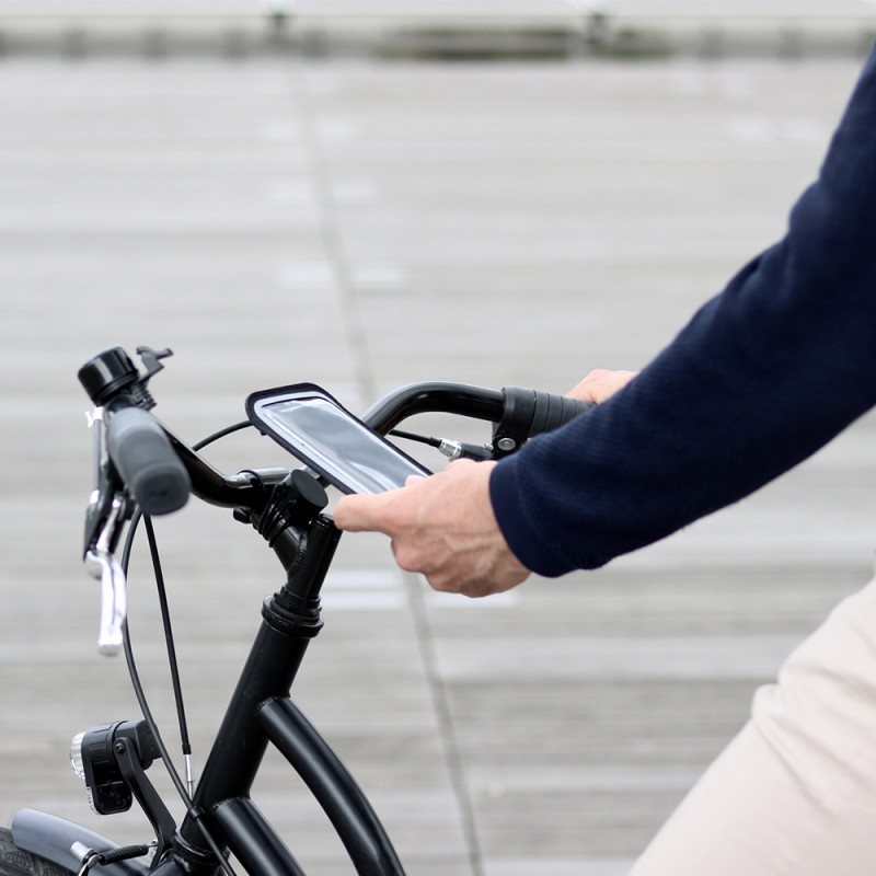 Support à smartphone pour vélo.