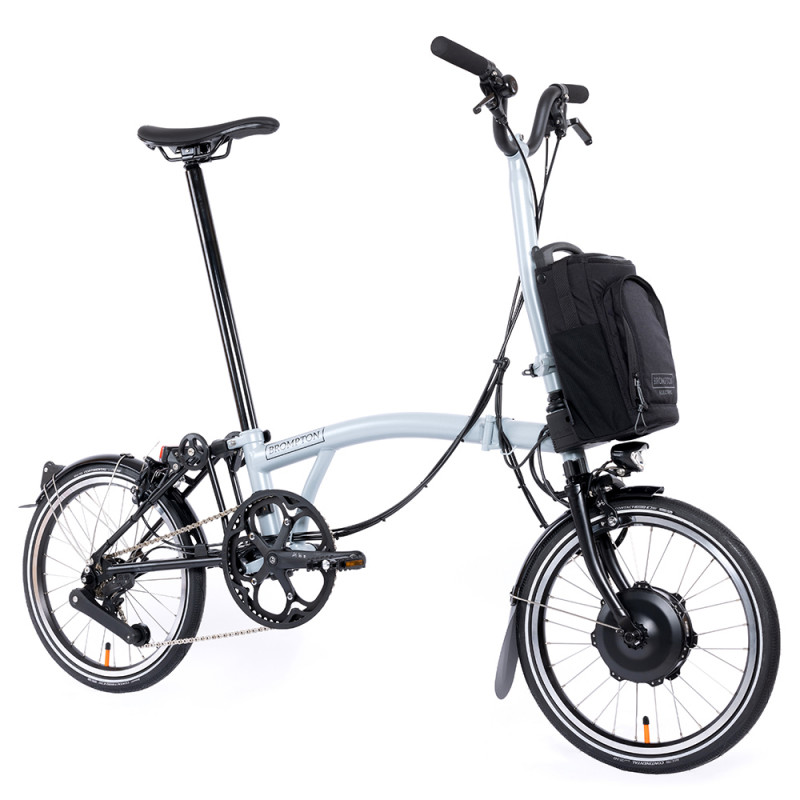 V lo pliant Brompton Electric P Line Guidon H 4 vitesses Cyclable