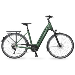 VTC électrique VELO DE VILLE AEB 890 Action Sunrace 9V Eucalyptus Green