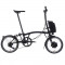 Vélo pliant électrique Brompton Electric P Line - Guidon H - 12 vitesses