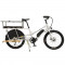 Vélo cargo électrique Yuba Kombi E5 orange