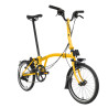 Vélo pliant Brompton C Line Explore Bumblebee Yellow (guidon M)