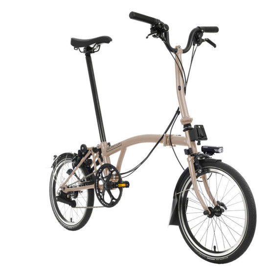 Vélo pliant Brompton C Line Explore Dune Sand (guidon M)