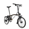 Vélo pliant Brompton C Line Explore Black Lacquer (guidon S)