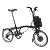 Vélo pliant Brompton Electric C Line Urban Matt Black (guidon M)