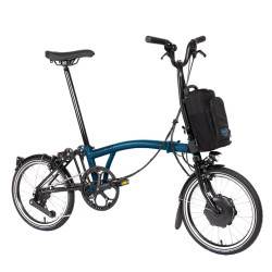 Vélo pliant Brompton Electric C Line Urban Ocean Blue (guidon H)