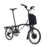 	Brompton Electric C Line Explore Matt Black + porte-bagages (guidon M)