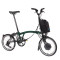 Vélo pliant Brompton Electric C Line Explore Racing Green (guidon M)