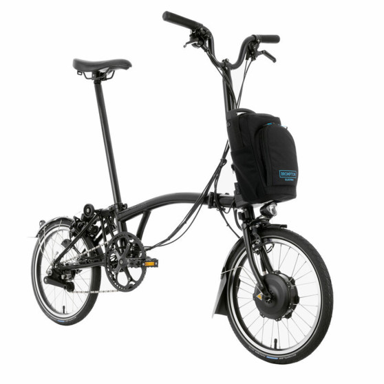 Vélo pliant Brompton Electric C Line Explore Matt Black (guidon M)