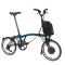 Vélo pliant électrique Brompton Electric C Line Explore - 12 vitesses - guidon H