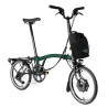 Brompton Electric C Line Explore Racing Green + porte-bagages (guidon H)