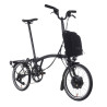 	Brompton Electric C Line Explore Matt Black + porte-bagages (guidon H)