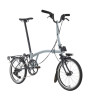 Brompton P Line Explore Lunar Ice + porte-bagages (guidon M)