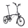 Vélo pliant Brompton P Line Explore Midnight Black (guidon M)