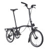 Brompton P Line Explore Midnight Black + porte-bagages (guidon H)