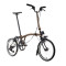 Vélo pliant Brompton P Line Explore Bronze Sky (guidon H)