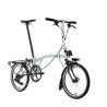 Brompton P Line Explore Lunar Ice + porte-bagages (guidon S)