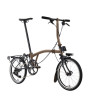 Brompton P Line Explore Bronze Sky + porte-bagages (guidon S)