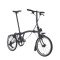 Vélo pliant Brompton P Line Explore Midnight Black (guidon S)