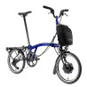 Brompton Electric P Line Urban Blue Lacquer + porte-bagages (guidon M)