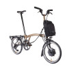 Brompton Electric P Line Urban Bronze Sky + porte-bagages (guidon M)