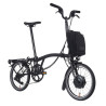 Brompton Electric P Line Urban Midnight Black + porte-bagages (guidon H)