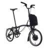 Vélo pliant Brompton Electric P Line Urban Midnight Black (guidon H)