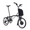 Vélo pliant Brompton Electric P Line Explore Midnight Black (guidon M)