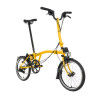 Vélo pliant Brompton C Line Explore Bumblebee Yellow (guidon M)