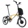 Brompton Electric C Line Explore Black Lacquer + porte-bagages (guidon M)