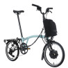 Brompton Electric C Line Explore Black Lacquer + porte-bagages (guidon M)