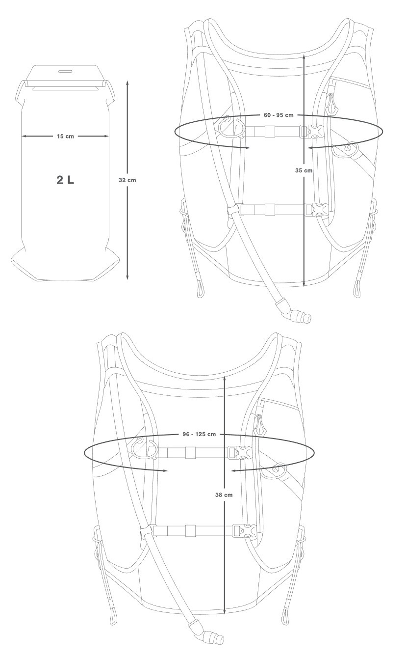 Sac d'hydratation bikepacking Apidura Racing Hydration Vest