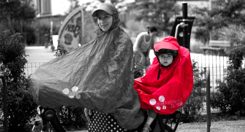 Rainette chez Cyclable - cape de pluie et poncho pour enfants !
